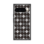 Premium Square Case with Pixelsnap［ Argyle - Black ］
