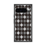 Premium Square Case with Pixelsnap［ Argyle - Black ］