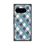 Premium Square Case with Pixelsnap［ Argyle - Blue ］