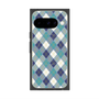 Premium Square Case with Pixelsnap［ Argyle - Blue ］