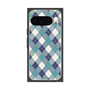 Premium Square Case with Pixelsnap［ Argyle - Blue ］