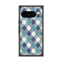Premium Square Case with Pixelsnap［ Argyle - Blue ］