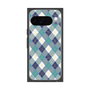 Premium Square Case with Pixelsnap［ Argyle - Blue ］