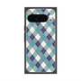 Premium Square Case with Pixelsnap［ Argyle - Blue ］