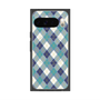 Premium Square Case with Pixelsnap［ Argyle - Blue ］