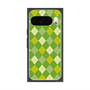 Premium Square Case with Pixelsnap［ Argyle - Green ］