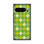 Premium Square Case with Pixelsnap［ Argyle - Green ］
