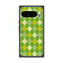Premium Square Case with Pixelsnap［ Argyle - Green ］