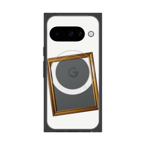 Premium Square Case with Pixelsnap［ Photo Frame - White ］