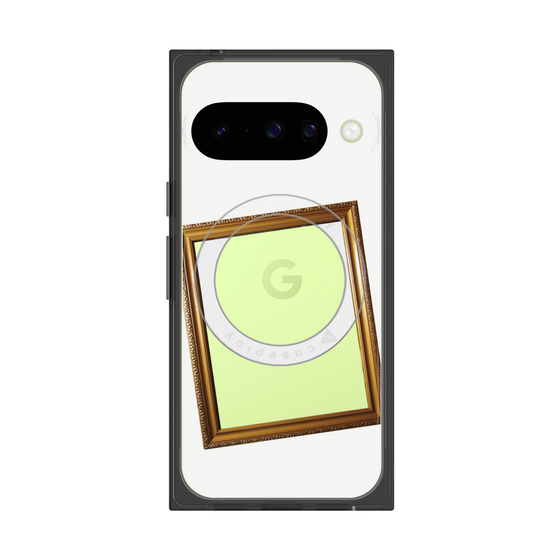 Premium Square Case with Pixelsnap［ Photo Frame - White ］