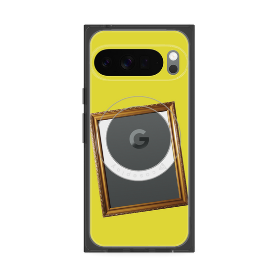 Premium Square Case with Pixelsnap［ Photo Frame - Yellow ］