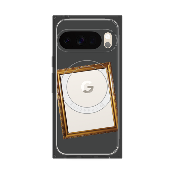 Premium Square Case with Pixelsnap［ Photo Frame - Gray ］