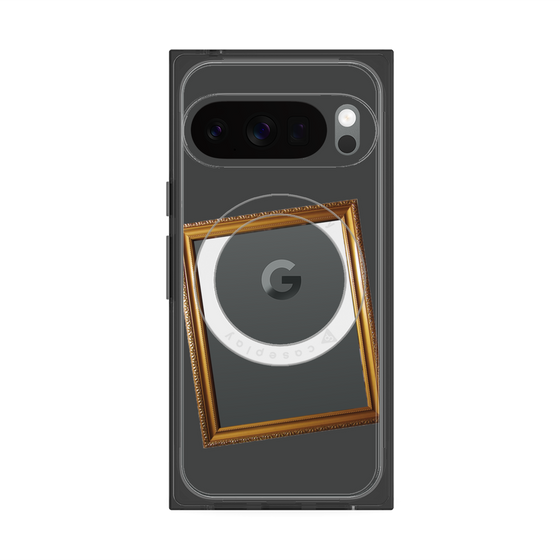 Premium Square Case with Pixelsnap［ Photo Frame - Gray ］