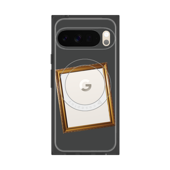 Premium Square Case with Pixelsnap［ Photo Frame - Gray ］