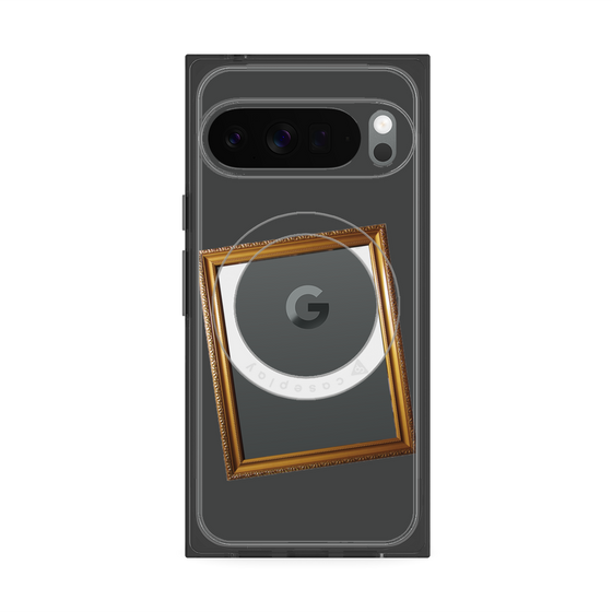 Premium Square Case with Pixelsnap［ Photo Frame - Gray ］