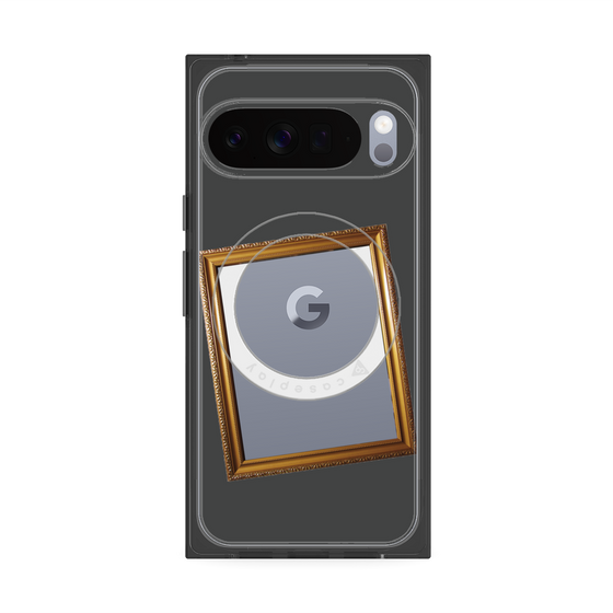 Premium Square Case with Pixelsnap［ Photo Frame - Gray ］