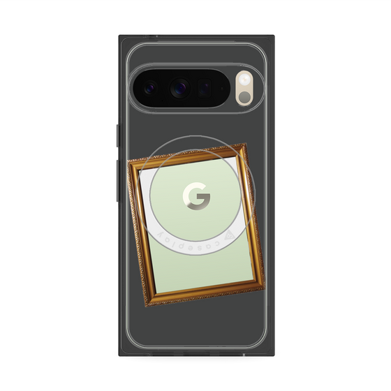 Premium Square Case with Pixelsnap［ Photo Frame - Gray ］