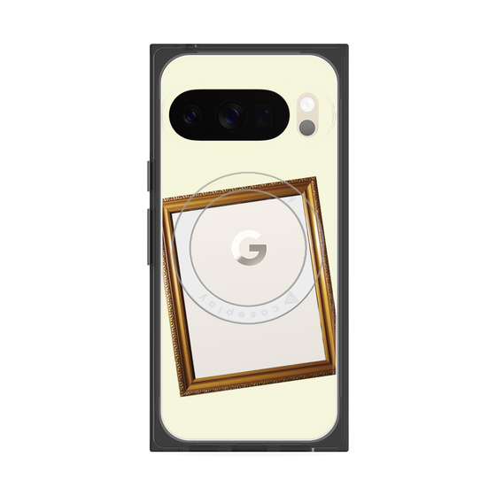 Premium Square Case with Pixelsnap［ Photo Frame - Ivory ］