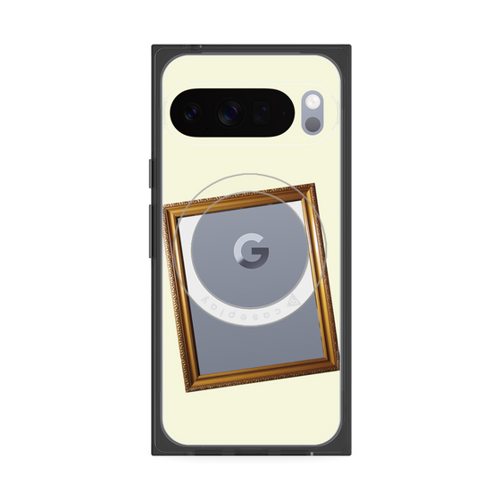 Premium Square Case with Pixelsnap［ Photo Frame - Ivory ］