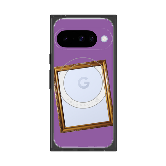 Premium Square Case with Pixelsnap［ Photo Frame - Purple ］