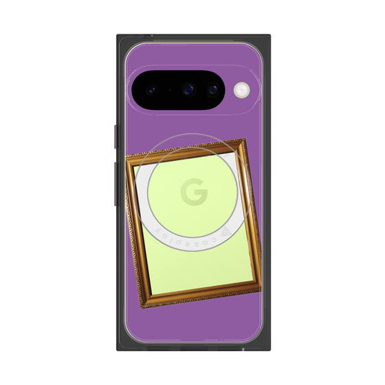 Premium Square Case with Pixelsnap［ Photo Frame - Purple ］