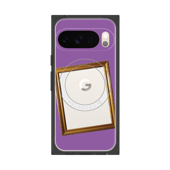 Premium Square Case with Pixelsnap［ Photo Frame - Purple ］