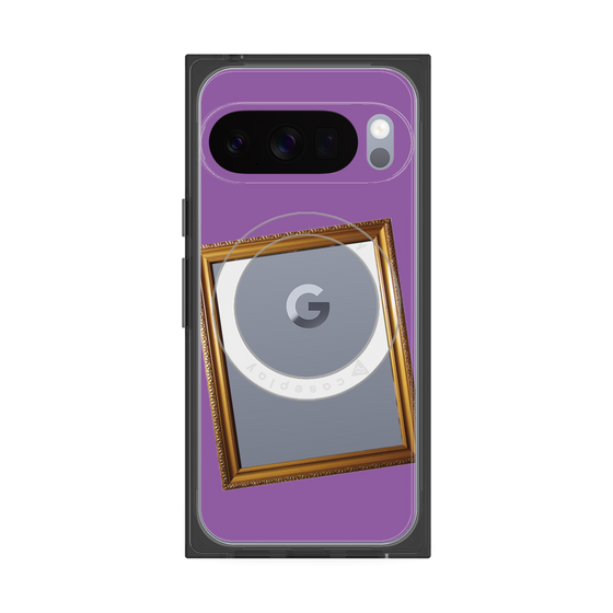 Premium Square Case with Pixelsnap［ Photo Frame - Purple ］