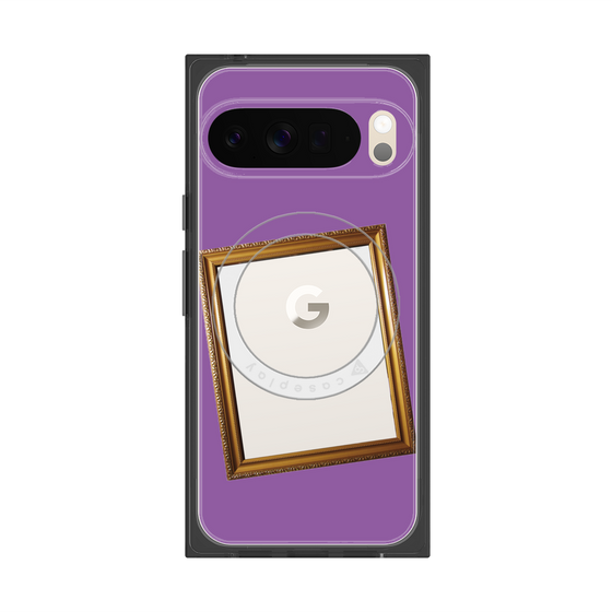 Premium Square Case with Pixelsnap［ Photo Frame - Purple ］