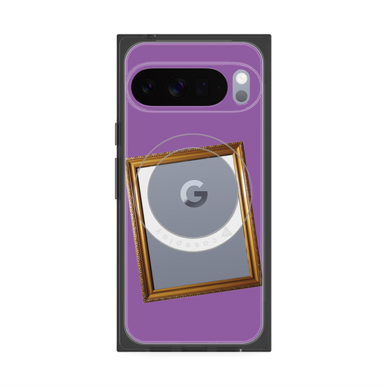 Premium Square Case with Pixelsnap［ Photo Frame - Purple ］