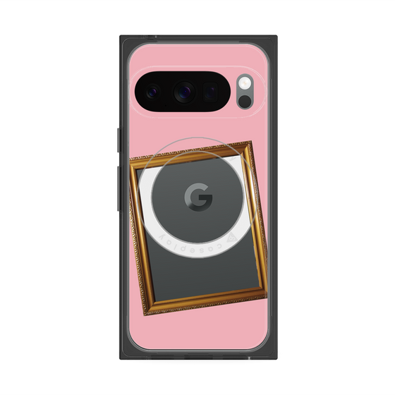 Premium Square Case with Pixelsnap［ Photo Frame - Pink ］