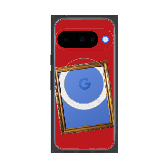 Premium Square Case with Pixelsnap［ Photo Frame - Red ］