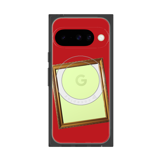 Premium Square Case with Pixelsnap［ Photo Frame - Red ］