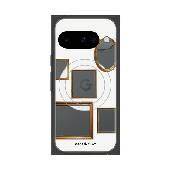 Premium Square Case with Pixelsnap［ Photo Frames - White ］