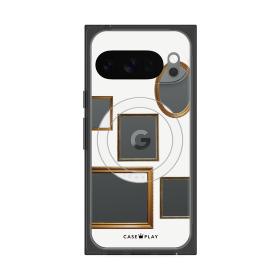 Premium Square Case with Pixelsnap［ Photo Frames - White ］