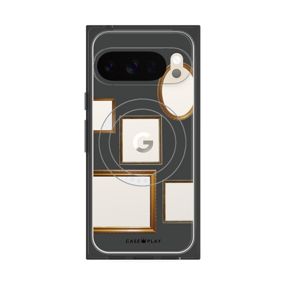 Premium Square Case with Pixelsnap［ Photo Frames - Gray ］