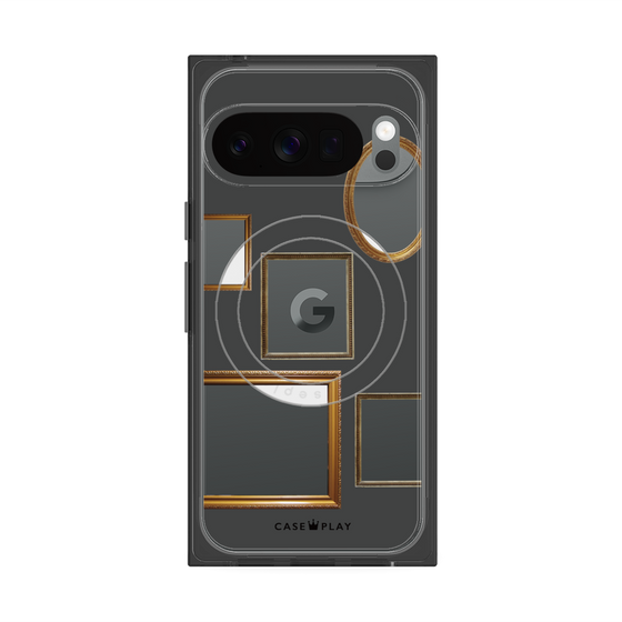 Premium Square Case with Pixelsnap［ Photo Frames - Gray ］