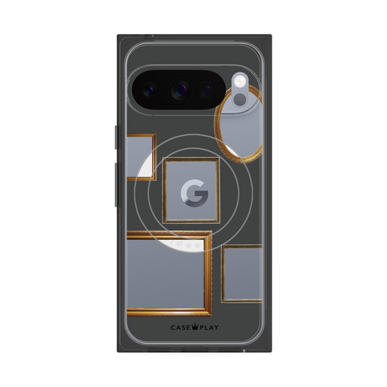 Premium Square Case with Pixelsnap［ Photo Frames - Gray ］