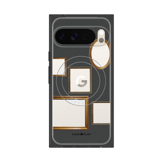 Premium Square Case with Pixelsnap［ Photo Frames - Gray ］