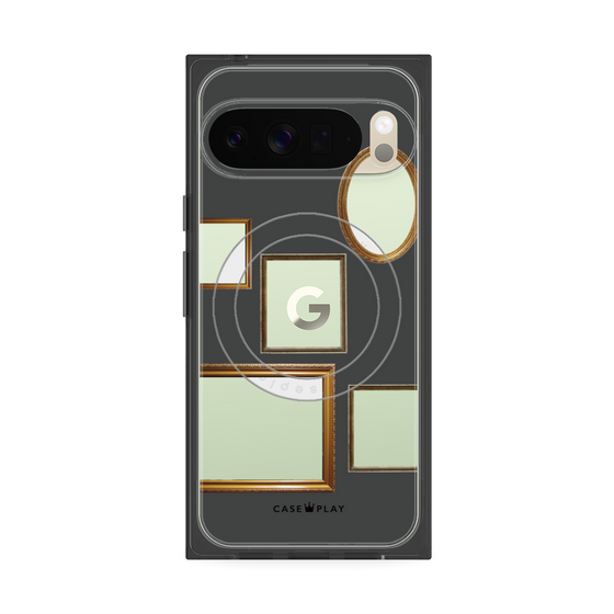 Premium Square Case with Pixelsnap［ Photo Frames - Gray ］