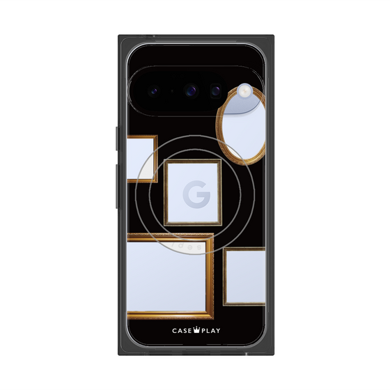 Premium Square Case with Pixelsnap［ Photo Frames - Black ］