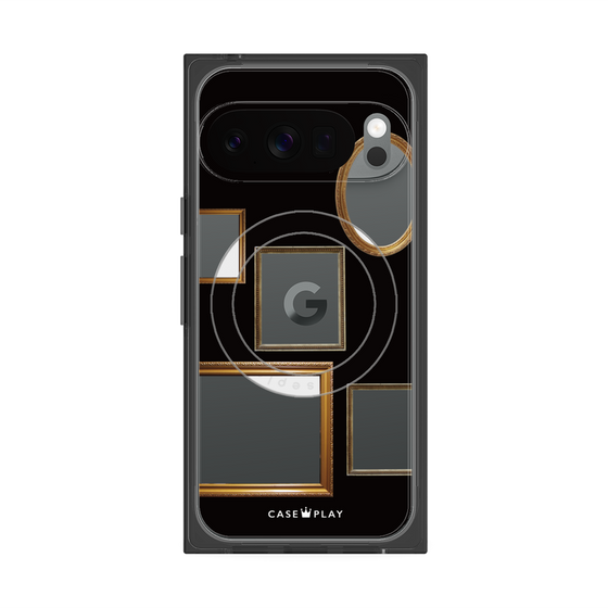 Premium Square Case with Pixelsnap［ Photo Frames - Black ］