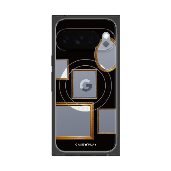 Premium Square Case with Pixelsnap［ Photo Frames - Black ］