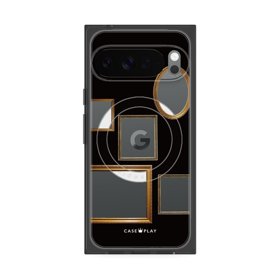 Premium Square Case with Pixelsnap［ Photo Frames - Black ］