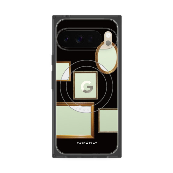 Premium Square Case with Pixelsnap［ Photo Frames - Black ］