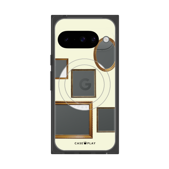 Premium Square Case with Pixelsnap［ Photo Frames - Ivory ］