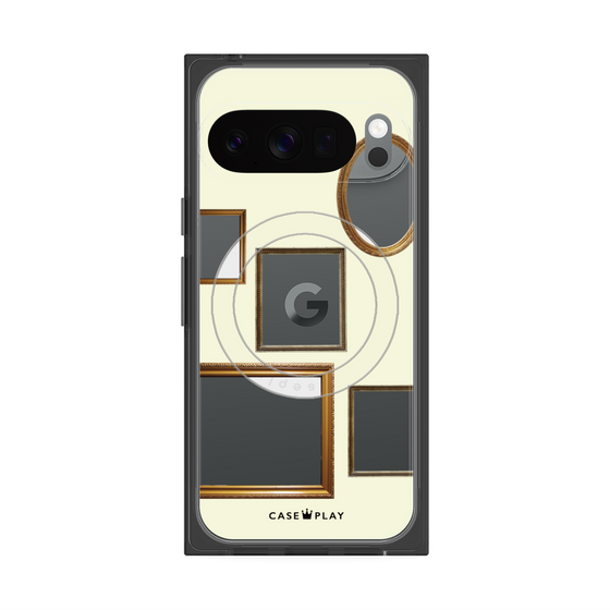 Premium Square Case with Pixelsnap［ Photo Frames - Ivory ］