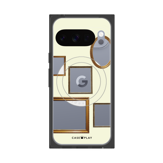 Premium Square Case with Pixelsnap［ Photo Frames - Ivory ］