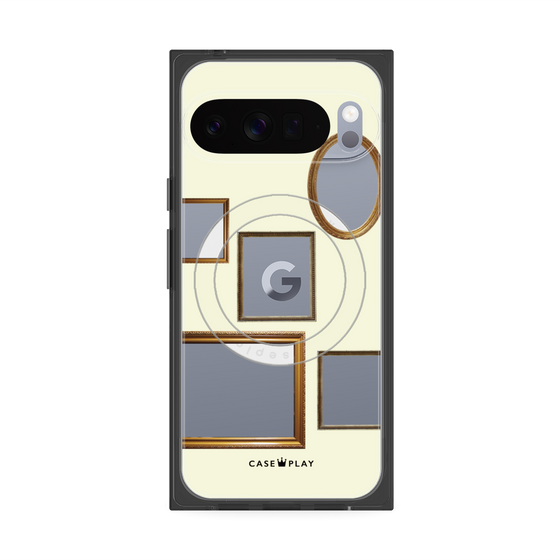 Premium Square Case with Pixelsnap［ Photo Frames - Ivory ］