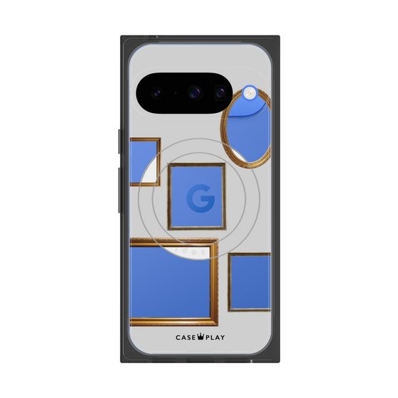 Premium Square Case with Pixelsnap［ Photo Frames - Light Gray ］