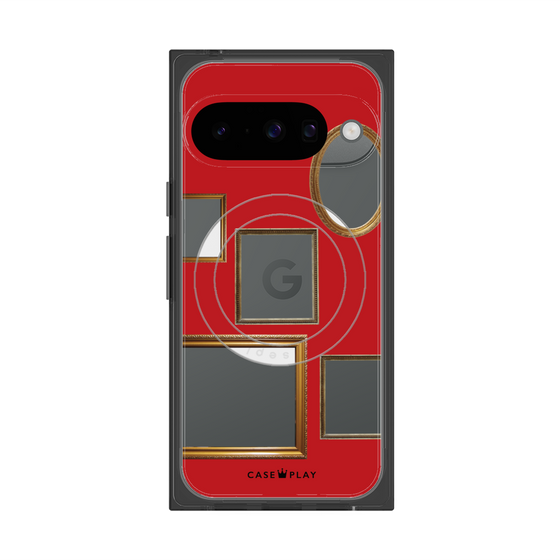 Premium Square Case with Pixelsnap［ Photo Frames - Red ］